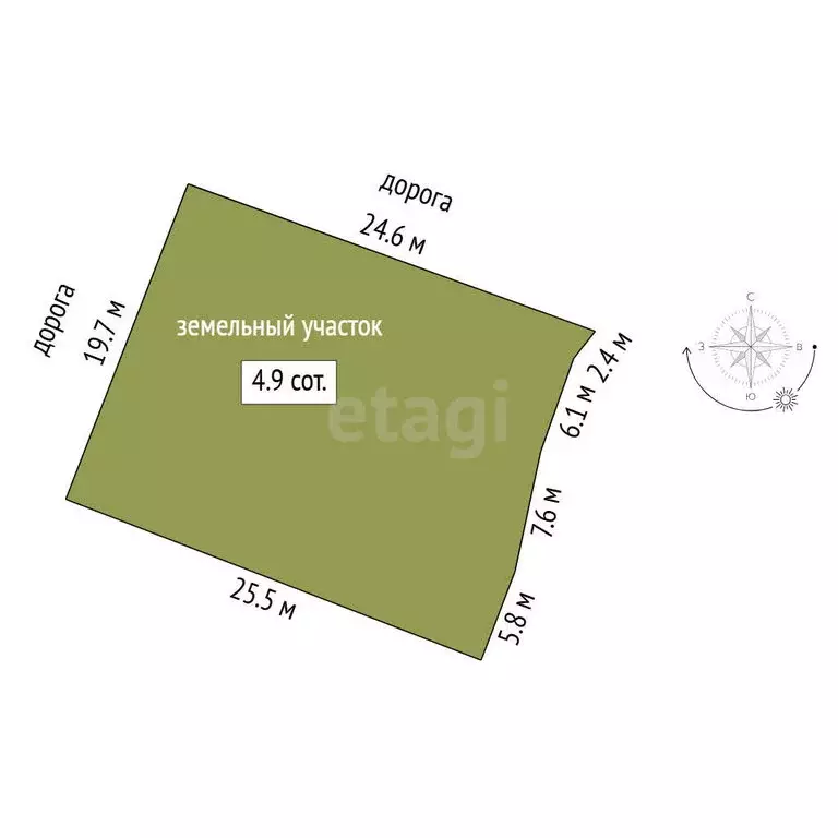 Дом в Тюмень, СНТ Меридиан, 10-я Лесная улица (22.5 м) - Фото 1