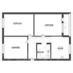 3-к кв. Курганская область, Курган ул. Карбышева, 44А (63.1 м) - Фото 2