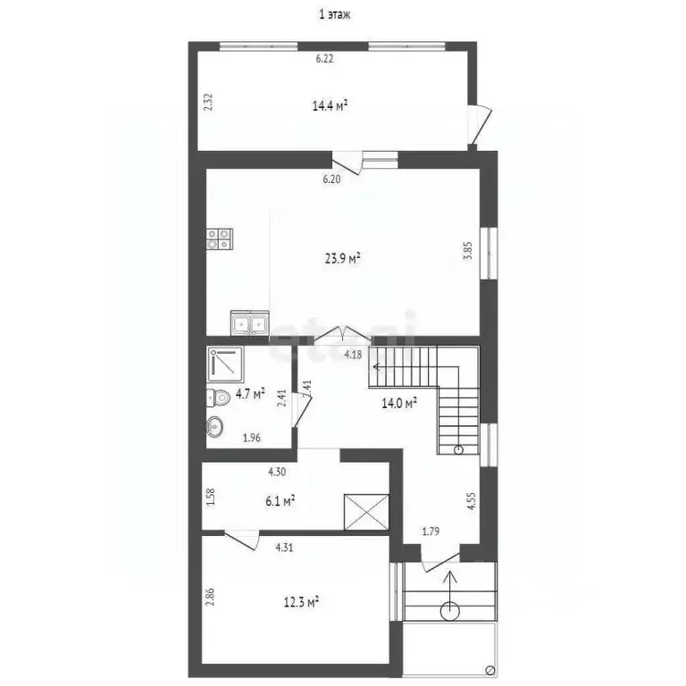 Дом в Севастополь ул. Анатолия Халина, 13 (137 м) - Фото 2
