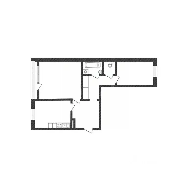 2-к кв. Смоленская область, Ельня Кутузовский мкр, 7 (57.0 м) - Фото 2