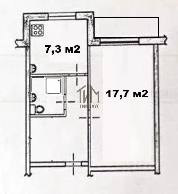 1-к кв. Омская область, Омск Московка мкр, ул. Батумская, 1/3 (37.0 м) - Фото 2