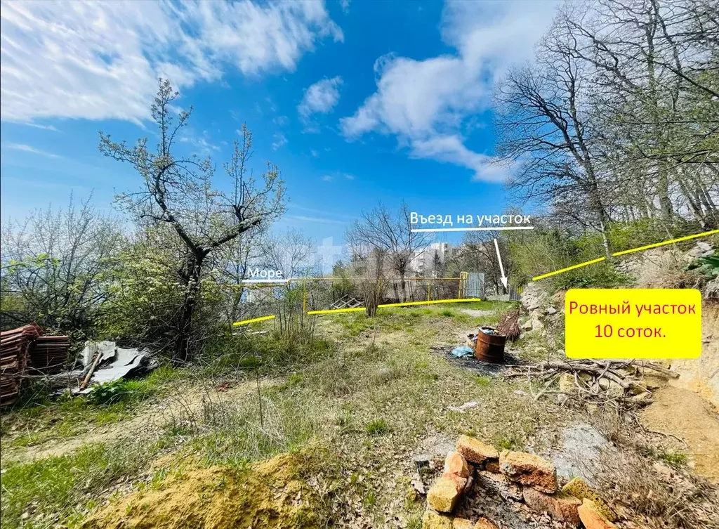 Участок в Крым, Ялта муниципальный округ, Гаспра пгт ул. Горького, 20 ... - Фото 2