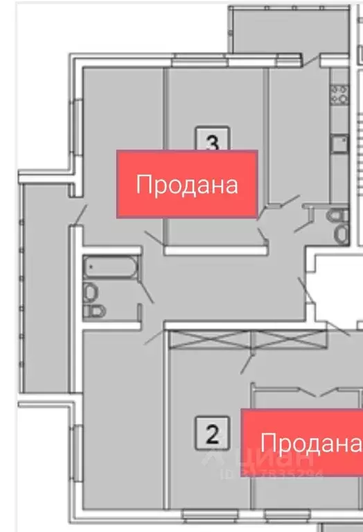 3-к кв. Пензенская область, Пенза Коммунистическая ул., 21А (97.5 м) - Фото 0