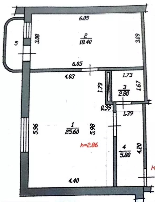 1-к кв. Чувашия, Чебоксары ул. Мичмана Павлова, 41 (54.0 м) - Фото 2