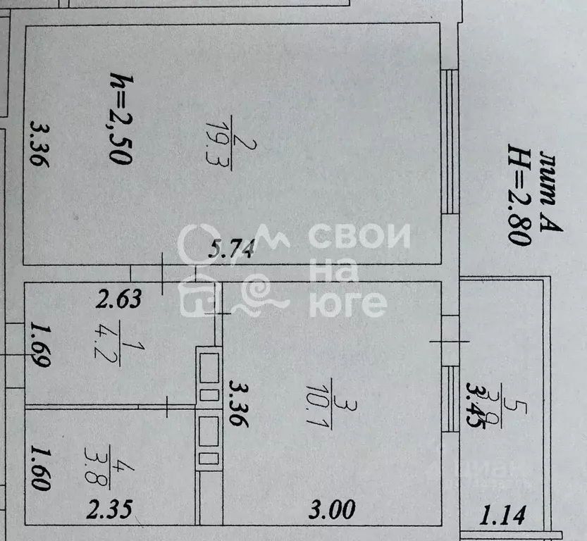 1-к кв. Краснодарский край, Краснодар ул. Героев-Разведчиков, 36 (41.3 ... - Фото 1