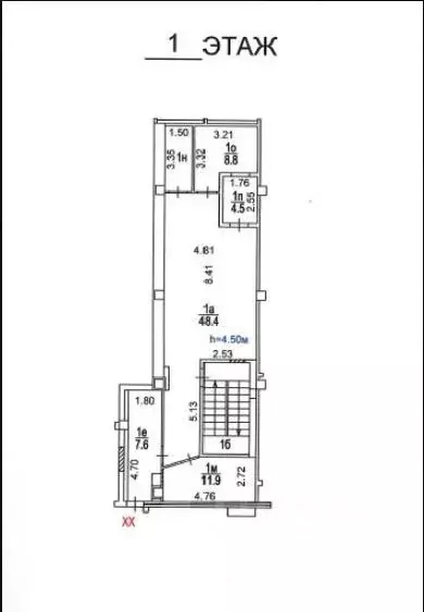 Помещение свободного назначения в Москва Чертановская ул., 1Г (183 м) - Фото 1