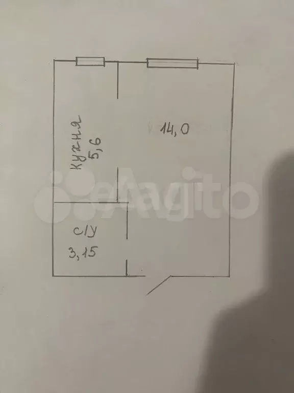 1-к. квартира, 23,5 м, 1/4 эт. - Фото 0