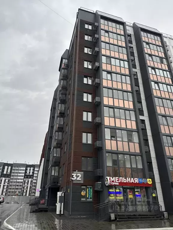 1-к кв. Курганская область, Курган Заозерный жилрайон, 4-й мкр, 32 ... - Фото 0
