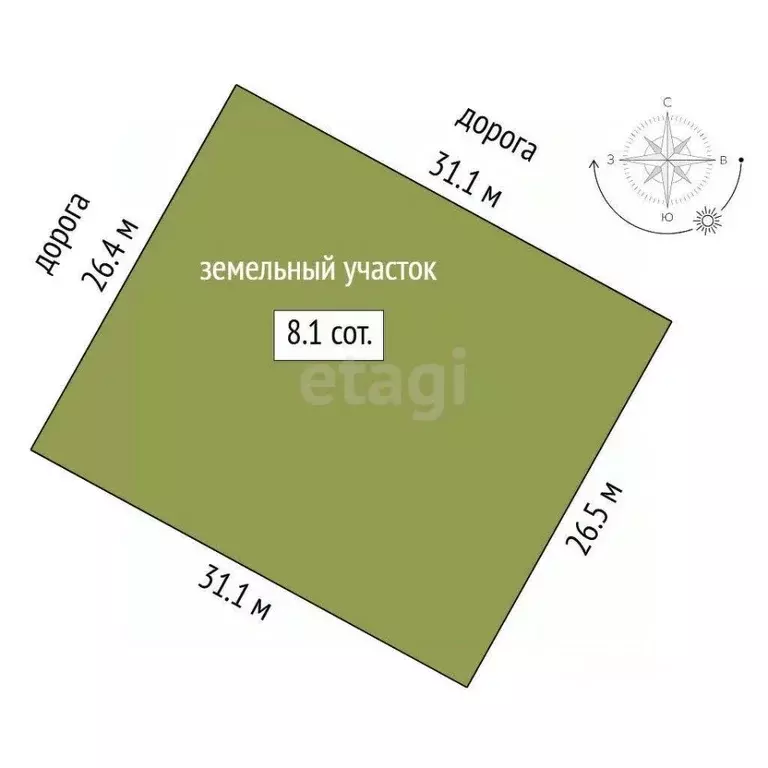 Участок в Тюменская область, Тюменский муниципальный округ, с. ... - Фото 2