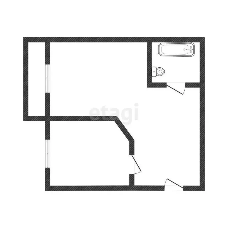 1-комнатная квартира: Иркутск, Верхняя набережная, 167/2 (47 м) - Фото 1