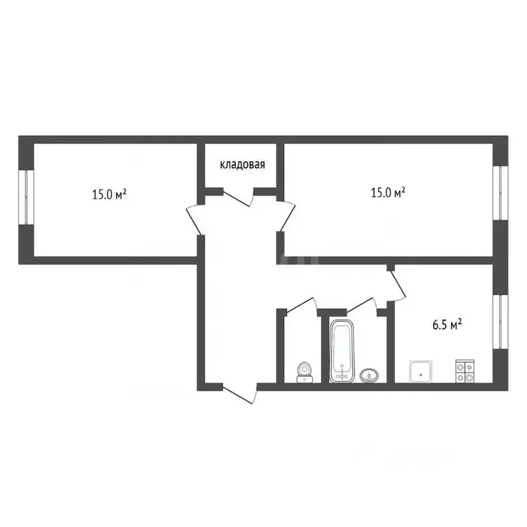2-к кв. Московская область, Талдомский городской округ, Запрудня пгт ... - Фото 2