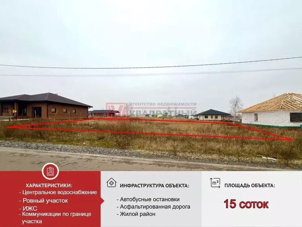 Участок в Белгородская область, Старый Оскол ул. Аквамариновая, 16 ... - Фото 0