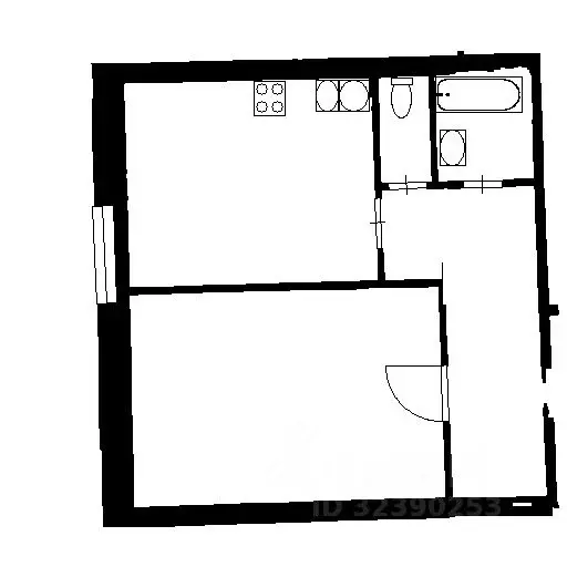 1-к кв. Санкт-Петербург Кременчугская ул., 19к3 (52.0 м) - Фото 2