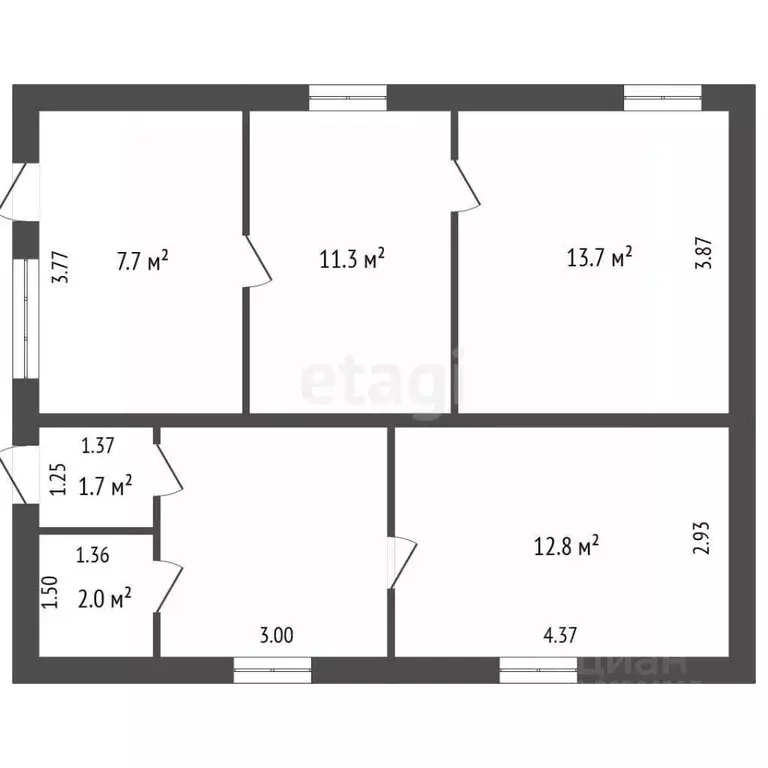 Дом в Севастополь ул. Некрасова, 23 (60 м) - Фото 2