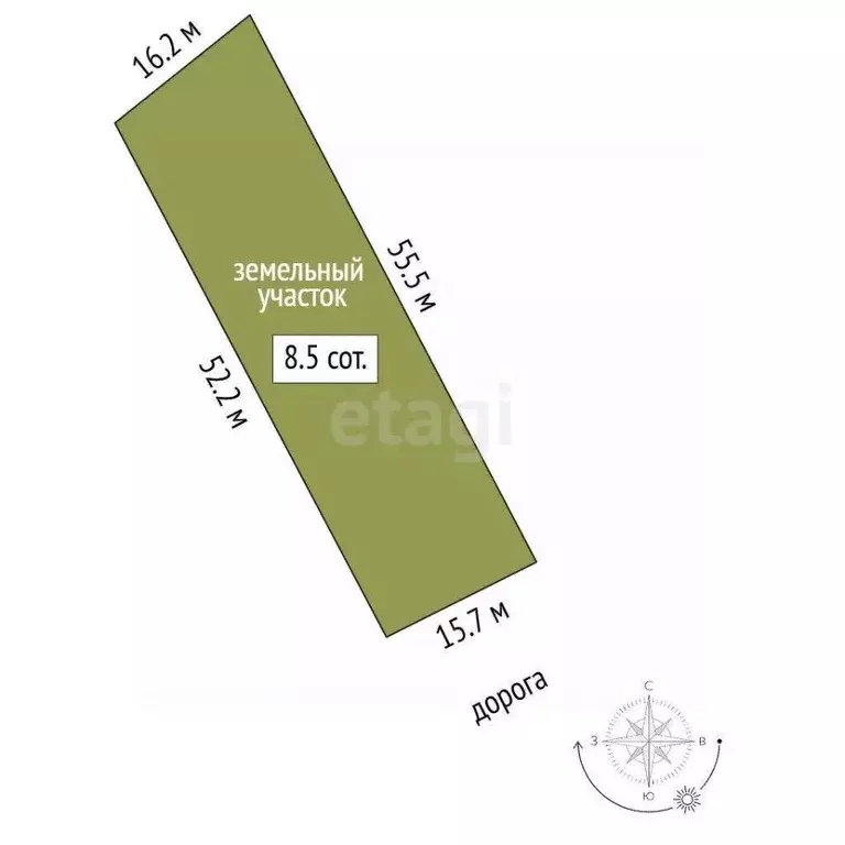 Участок в Севастополь Южный Экспресс садовое товарищество, 46 (8.5 ... - Фото 2