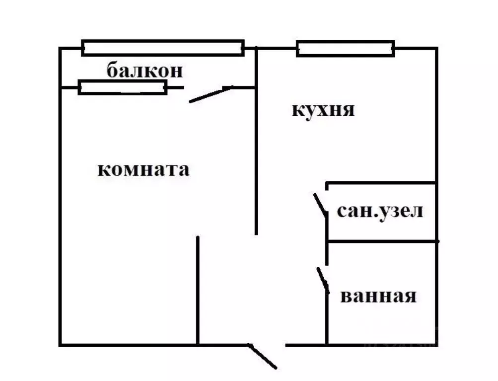 1-к кв. Московская область, Лосино-Петровский городской округ, ... - Фото 2