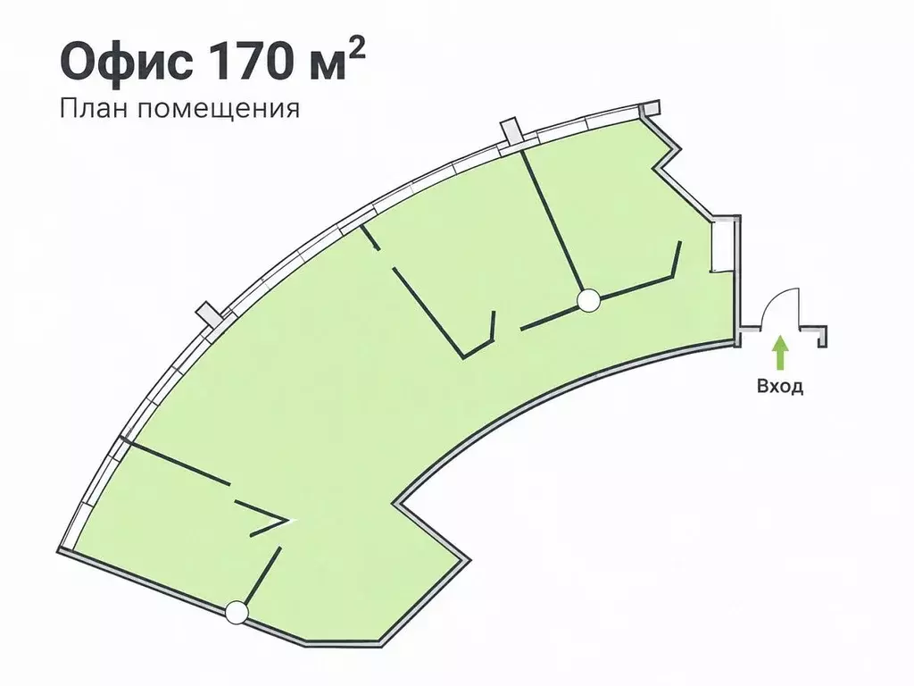 Офис в Москва Карамышевский проезд, 6 (170 м) - Фото 2