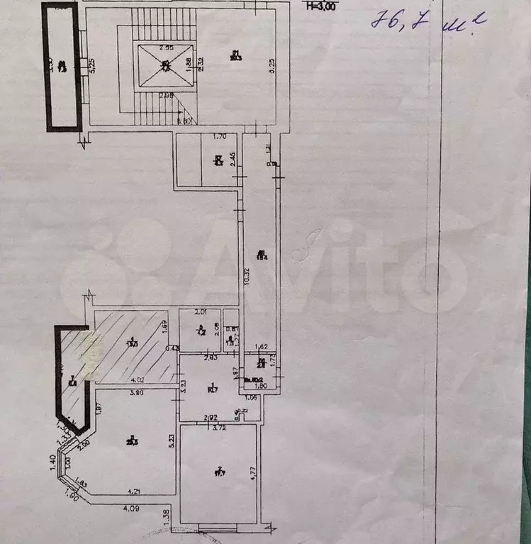 2-к. квартира, 77 м, 8/9 эт. - Фото 0