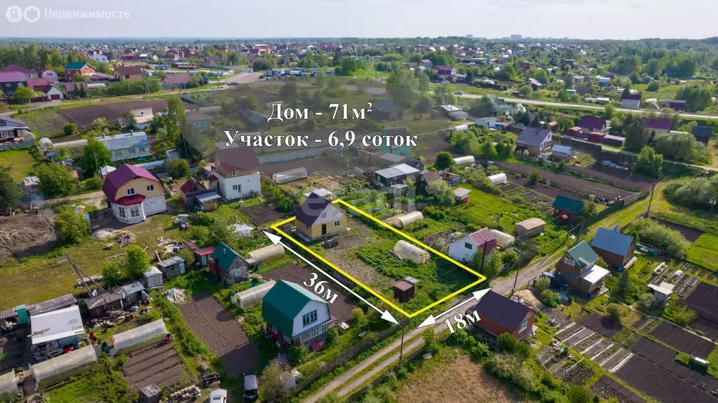 Дом в Томский район, деревня Малая Михайловка, садовое товарищество ... - Фото 0