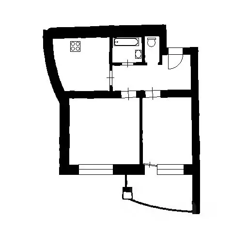 2-к кв. Башкортостан, Уфа ул. Мингажева, 59/2 (55.0 м) - Фото 2
