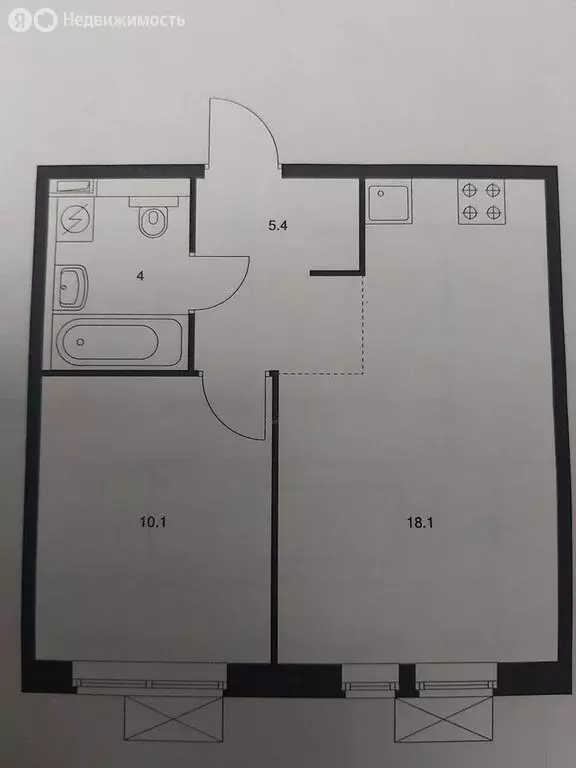 1-комнатная квартира: Люберцы, улица 8 Марта, 14к1 (38 м) - Фото 1