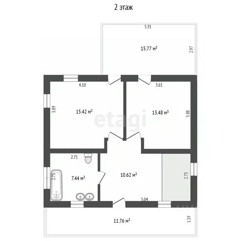 Дом в Калининградская область, Зеленоградск пер. 2-й Заречный, 2 (157 ... - Фото 2