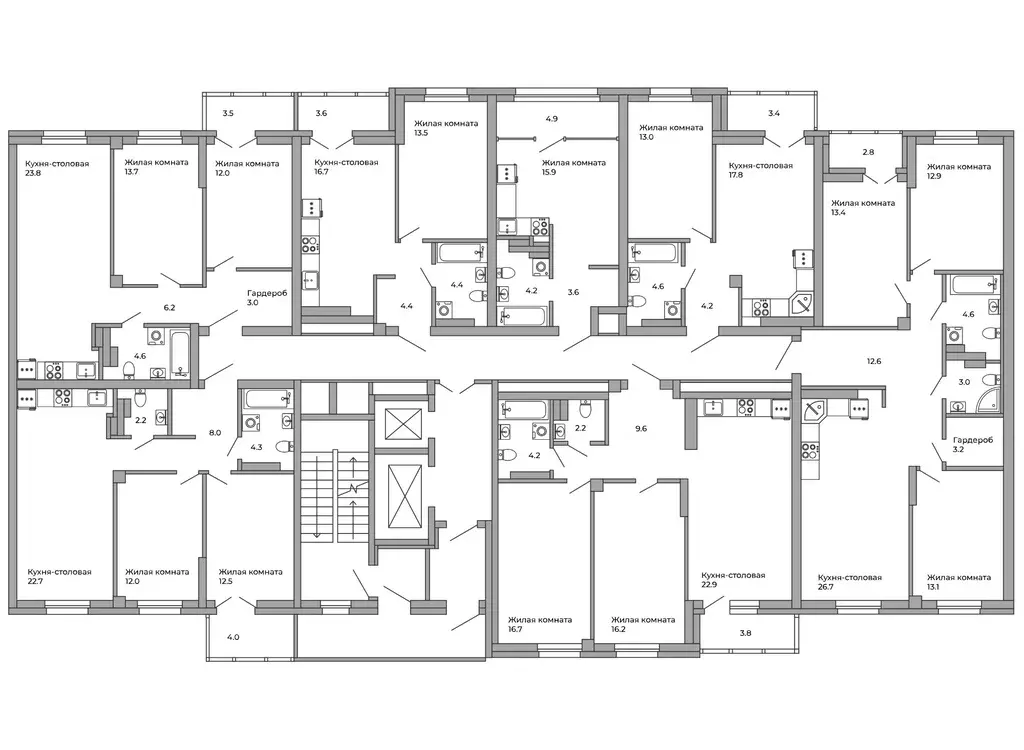 2-к кв. Свердловская область, Екатеринбург ул. Орловская (65.1 м) - Фото 1