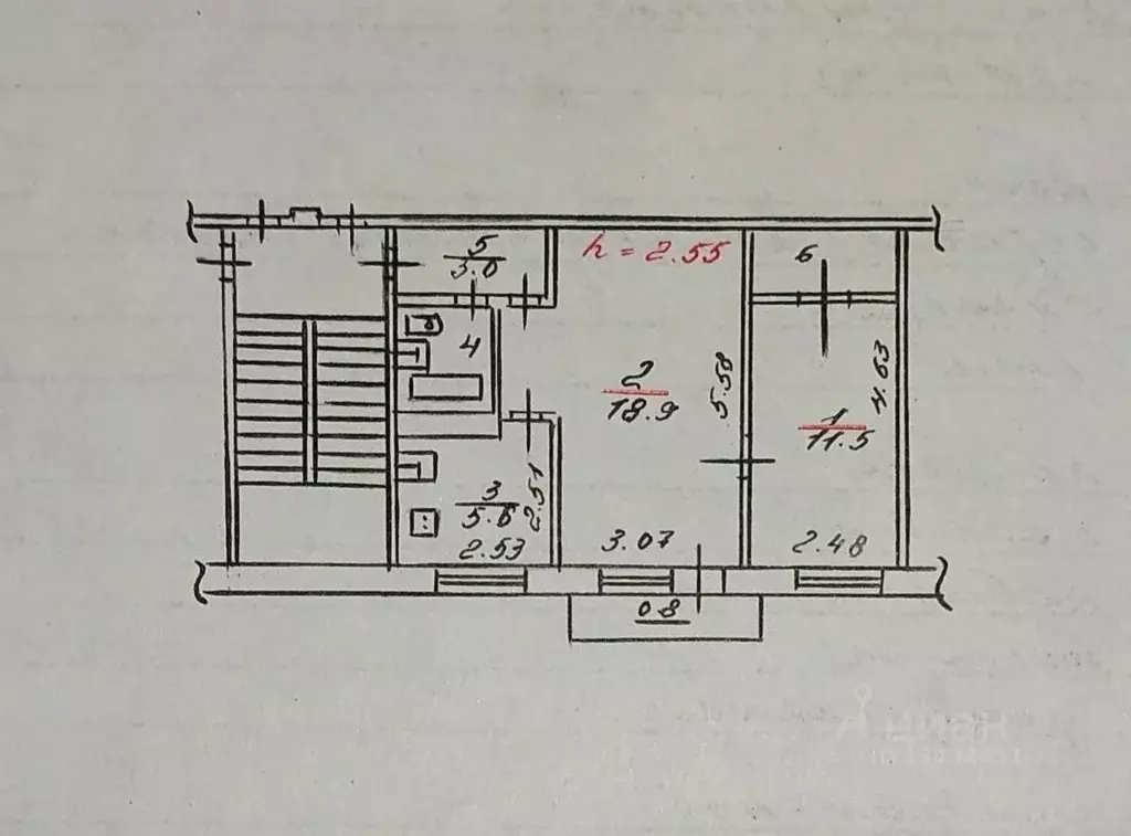 2-к кв. Псковская область, Псков Текстильная ул., 16 (41.1 м) - Фото 2