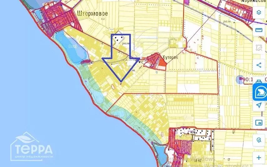 Участок в Крым, Сакский район, Молочненское с/пос, с. Витино ул. ... - Фото 2