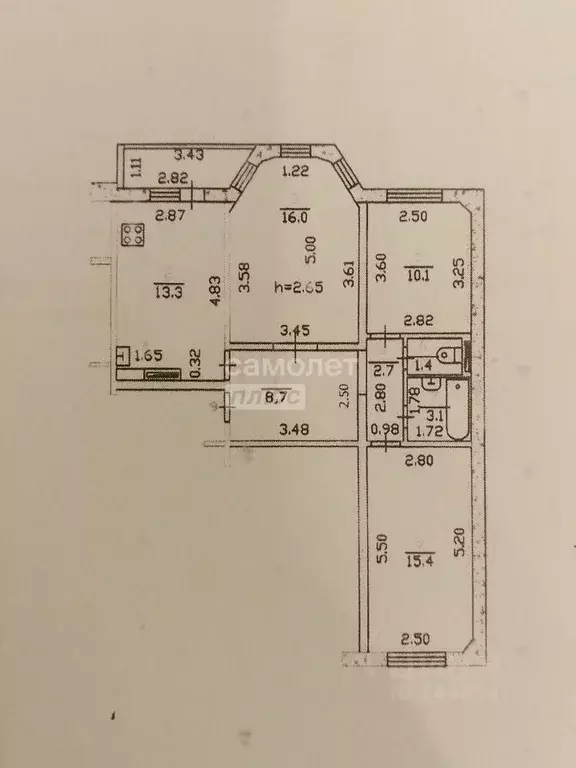 3-к кв. Орловская область, Орел Планерная ул., 50 (70.7 м) - Фото 1