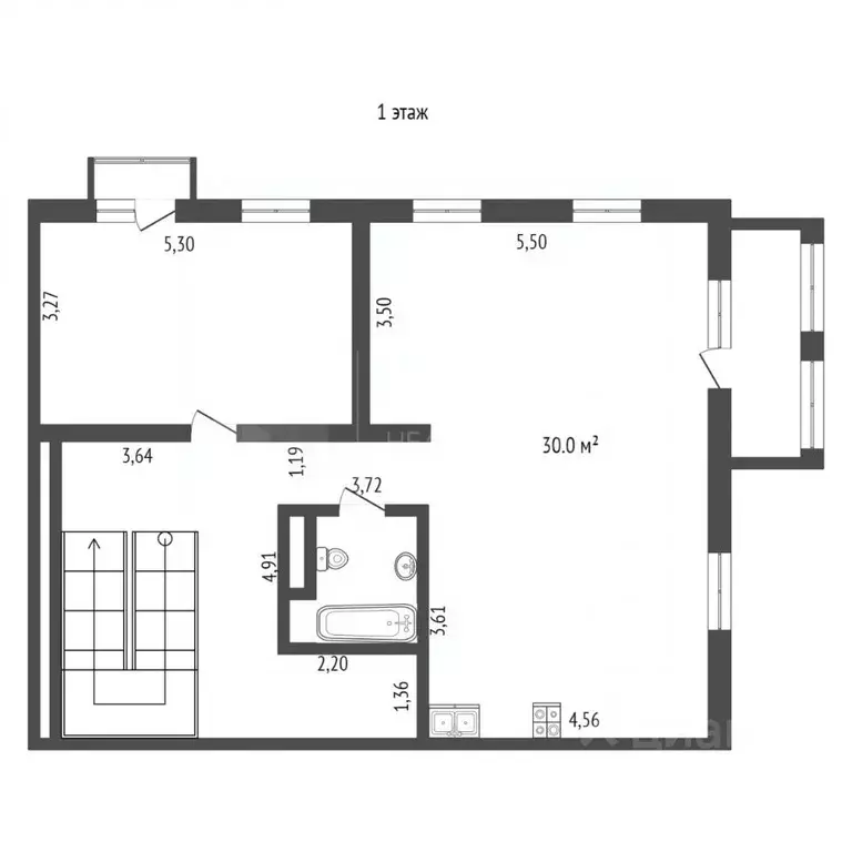 4-к кв. Тюменская область, Тюмень ул. Вьюжная, 15 (150.9 м) - Фото 2