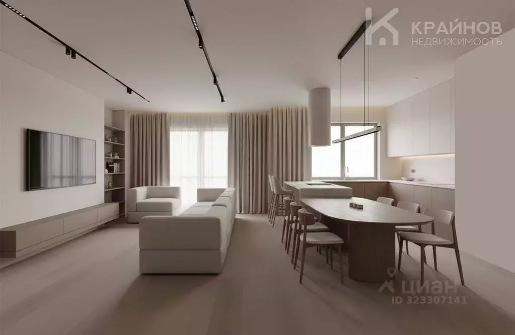 3-к кв. Воронежская область, Воронеж ул. Цюрупы, 9 (82.3 м) - Фото 0