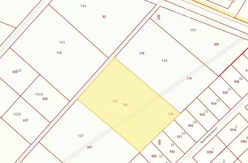 Участок в Воронежская область, Новоусманский район, Хреновское с/пос, ... - Фото 1