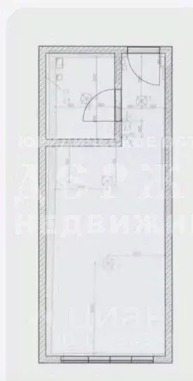 Студия Кемеровская область, Кемерово ул. Дружбы, 30/5 (30.0 м) - Фото 1