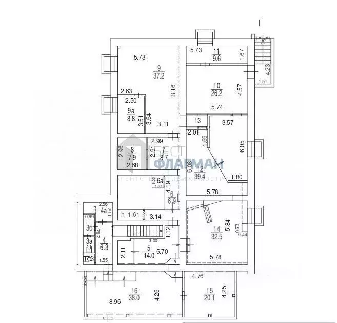 Помещение свободного назначения в Москва Ленинский просп., 88К2 (265 ... - Фото 2