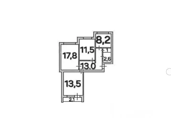 3-к кв. Санкт-Петербург Комендантский просп., 40К2 (67.7 м) - Фото 1