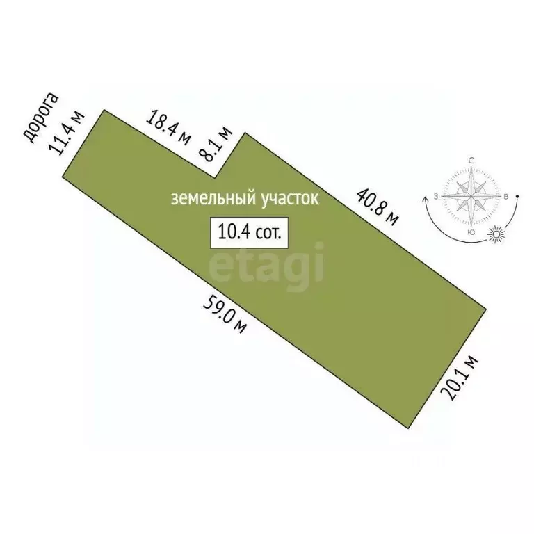 Участок в Башкортостан, Бирск городское поселение, с. Пономаревка ул. ... - Фото 1