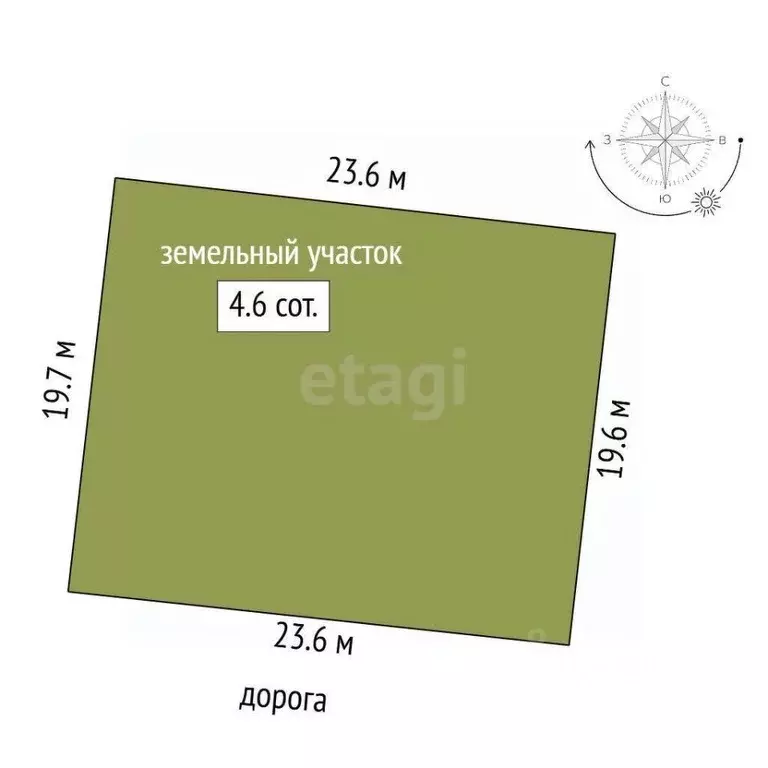 Участок в Ростовская область, Мясниковский район, Краснокрымское ... - Фото 2