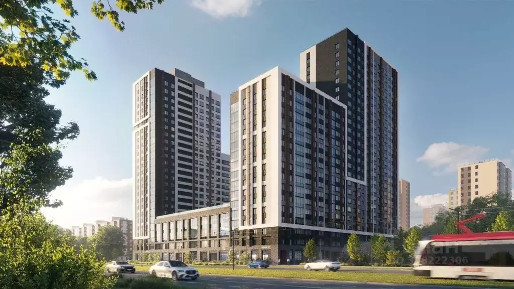 2-к кв. Свердловская область, Екатеринбург ул. Викулова, 24 (68.0 м) - Фото 1