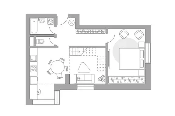 1-комнатная квартира: Мытищи, Тенистый бульвар, 13 (65.5 м) - Фото 2
