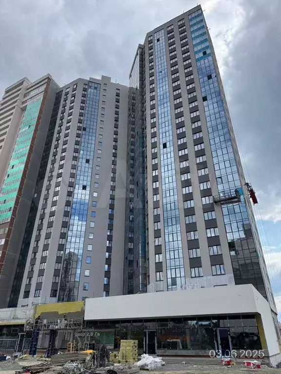 1-к. квартира, 46 м, 9/25 эт. - Фото 1