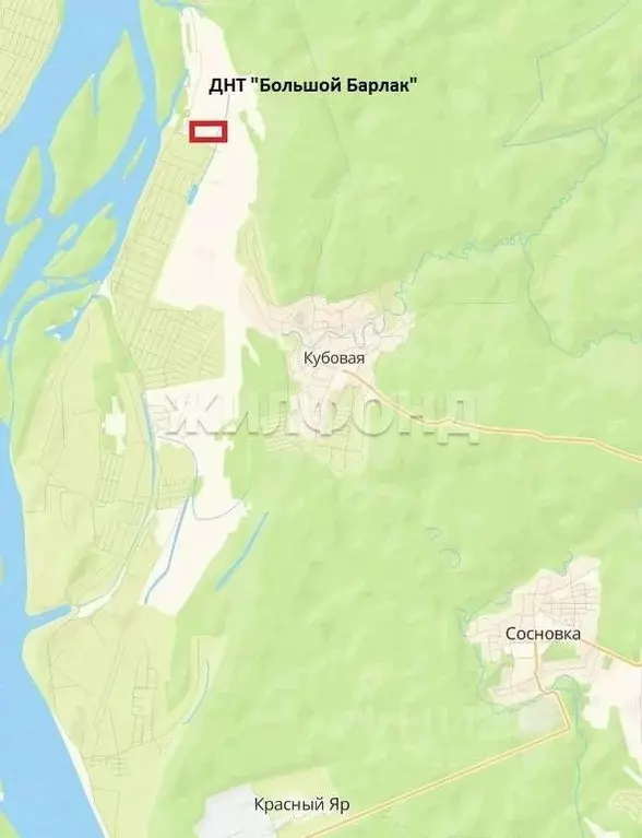 Участок в Новосибирская область, Новосибирский район, Кубовинский ... - Фото 1