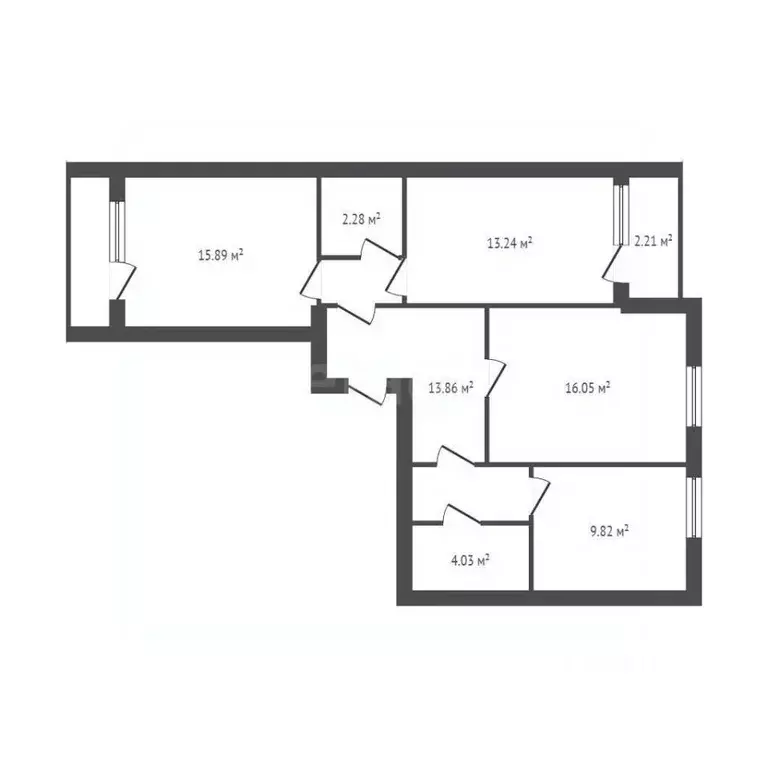 3-к кв. Брянская область, Брянск Фосфоритная ул., 19 (66.7 м) - Фото 2