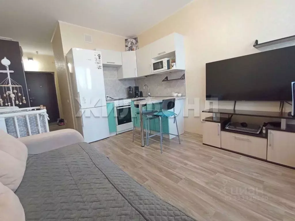 1-к кв. Новосибирская область, Новосибирск Беловежская ул., 4/1 (22.2 ... - Фото 2