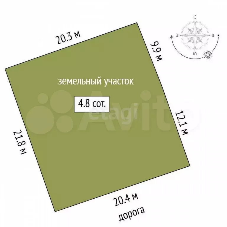 Дача 40 м на участке 4,8 сот. - Фото 0