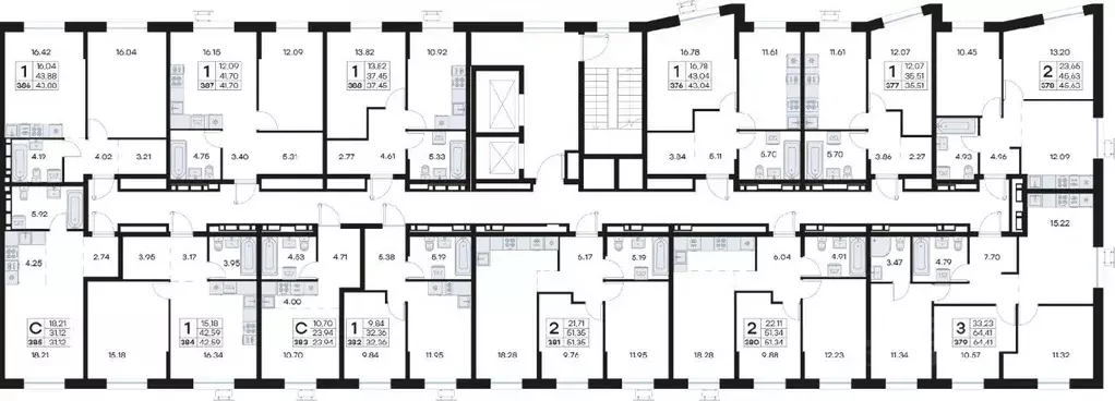 1-к кв. Приморский край, Владивосток Катерная ул., 31/2 (43.04 м) - Фото 2