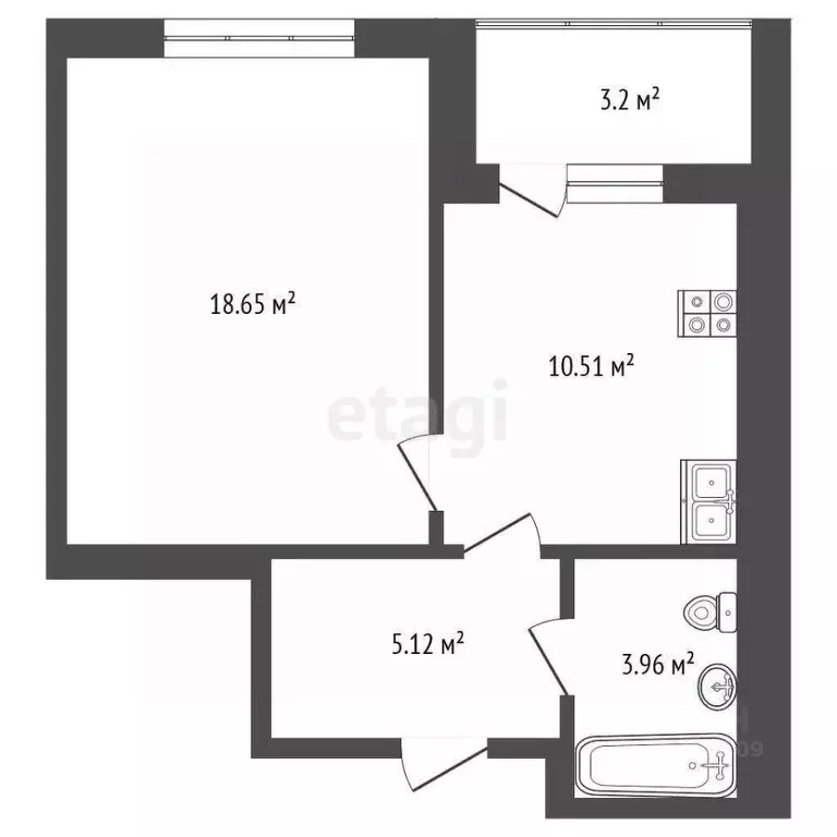 1-к кв. Мордовия, Саранск просп. 60 лет Октября, 2/4 (39.0 м) - Фото 1