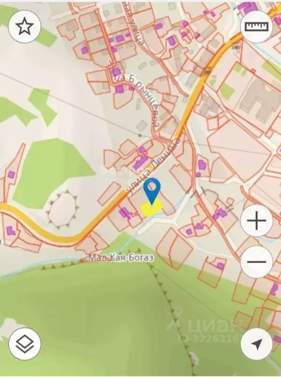 Участок в Крым, Феодосия муниципальный округ, Щебетовка пгт ул. Ленина ... - Фото 2