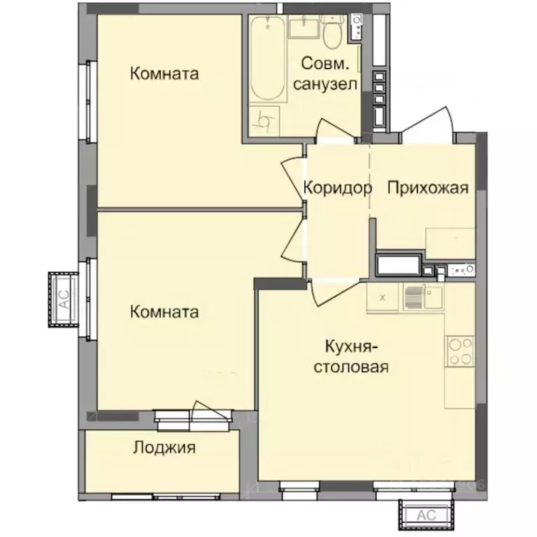 2-к кв. Удмуртия, Ижевск Северо-Западный жилрайон, 4-й мкр, Истории ... - Фото 0