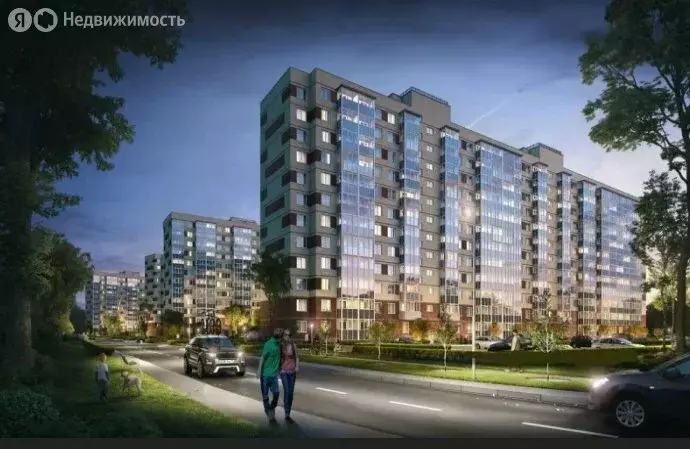 1-комнатная квартира: Бугры, Воронцовский бульвар, 5к4 (33.7 м) - Фото 1